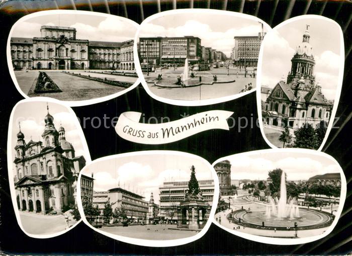 MANNHEIM BW Bauwerke Teilansichten