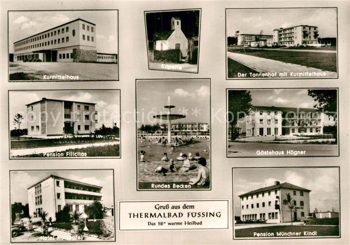 Bad Fuessing Kurmittelhaus Kapelle Tannenhof Pension Filicitas Rundes Becken Gae