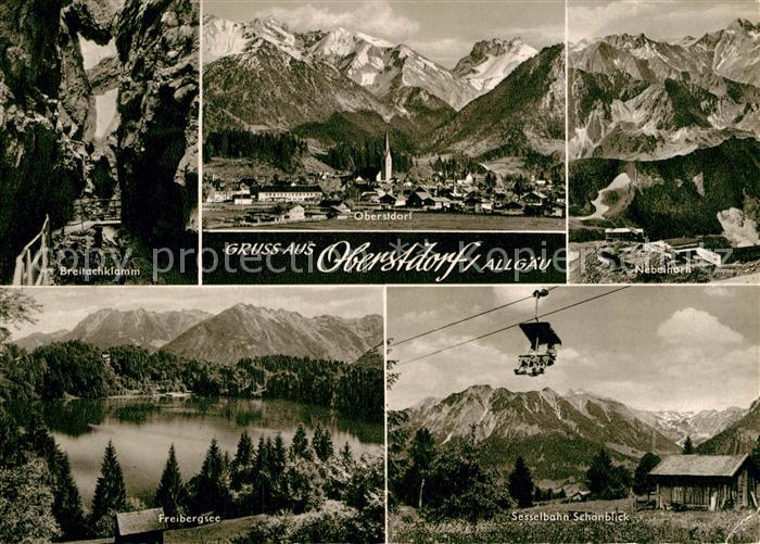 Oberstdorf Breitachklamm Nebelhorn Freibergsee Sesselbahn Schoenblick