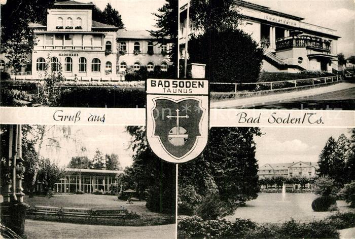 Bad Soden Taunus Baederhaus Inhalatorium Wandelhalle Thermalquellen