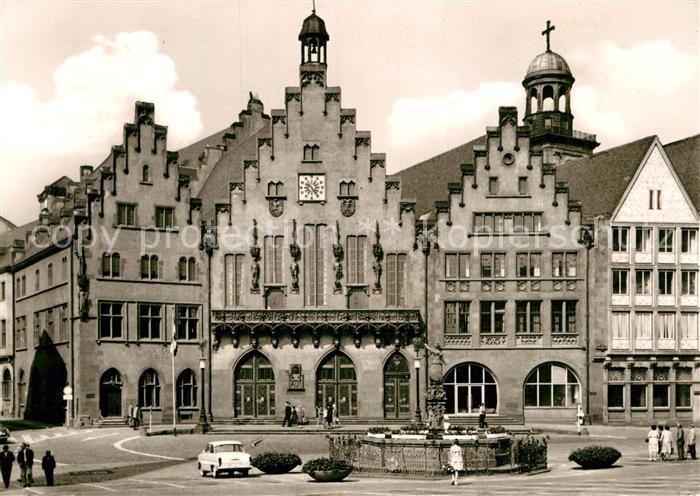 Frankfurt Main Roemer Rathaus Gerechtigkeitsbrunnen