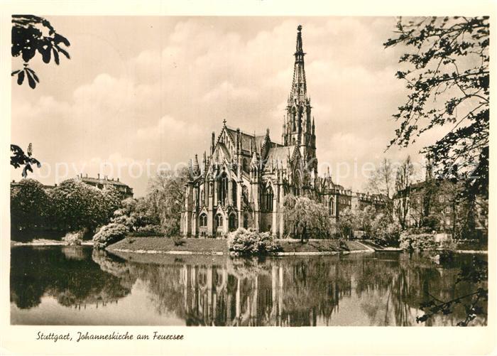 STUTTGART CITY Johanneskirche am Feuersee