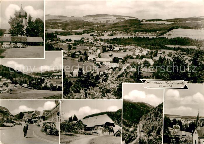 Hinterzarten Breisgau-Hochschwarzwald BW Panorama Kirche Teilansichten