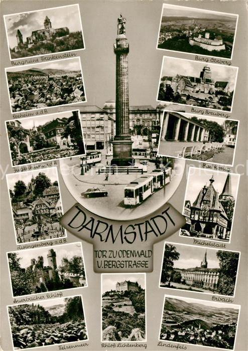 Darmstadt Ruine Frankenstein Seeheim Jugenheim Auerbacher Schloss Felsemeer Burg