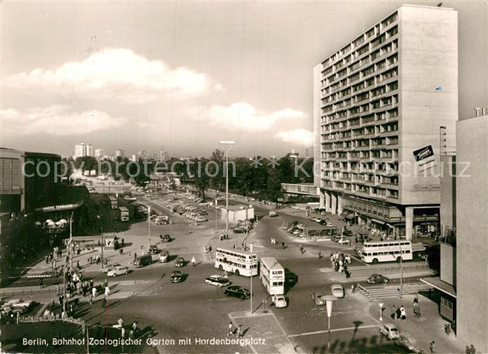 BERLIN  CITY Bahnhof Zoo mit Hardenbergplatz