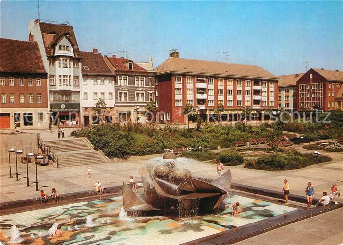 Jena Thueringen Platz der Kosmonauten Brunnen