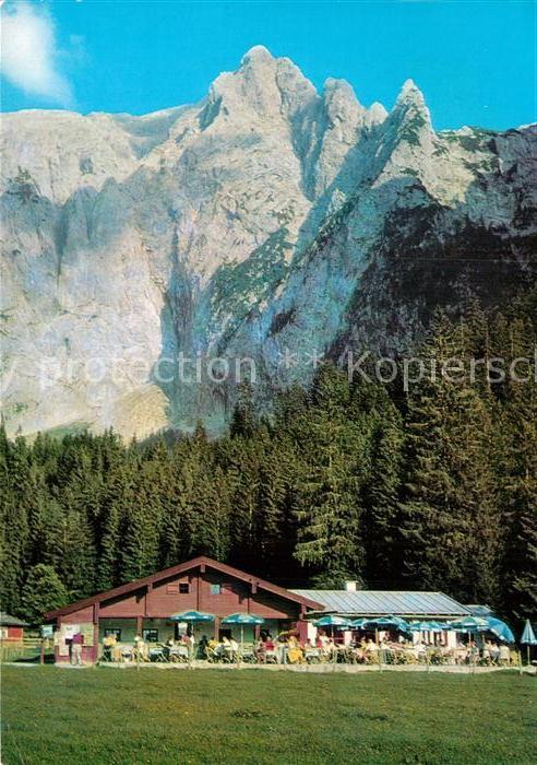 Scharitzkehlalm Alpengaststaette mit Hohem Goell