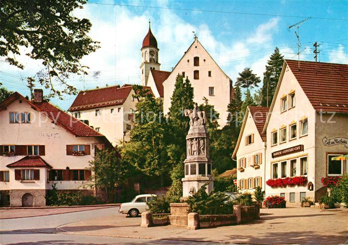 Groenenbach Bad Ortspartie mit Brunnen