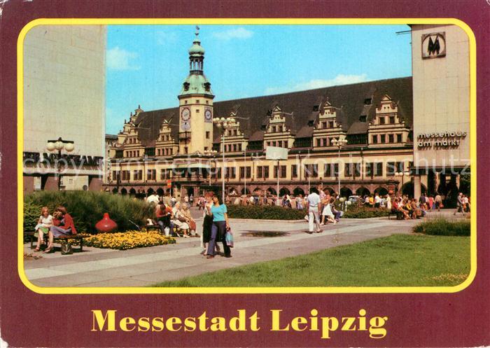 LEIPZIG Sachsen Messestadt Rathaus Markt