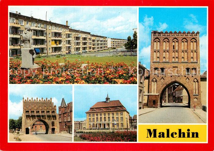 Malchin Demmin Friedrich Engels Strasse Kalensches-Tor Steintor