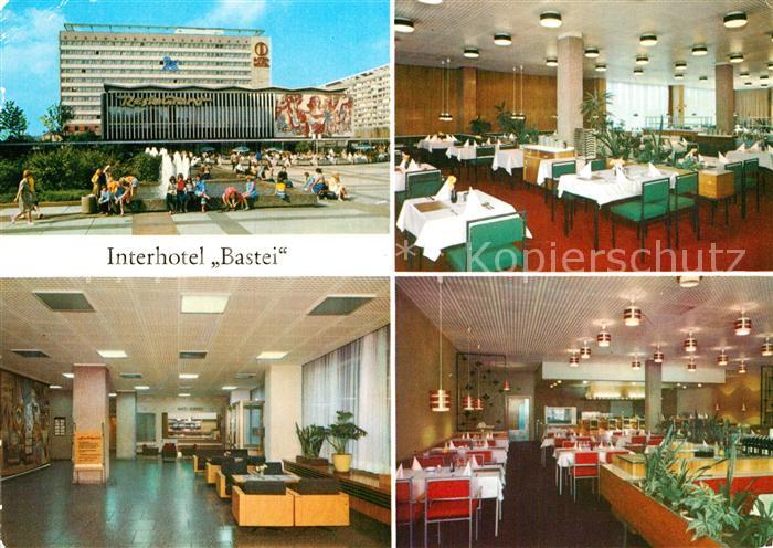 DRESDEN Elbe Interhotel Bastei Restaurant