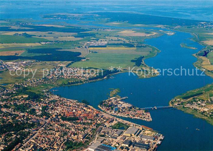 Wolgast Mecklenburg-Vorpommern Fliegeraufnahme Peenemuendung