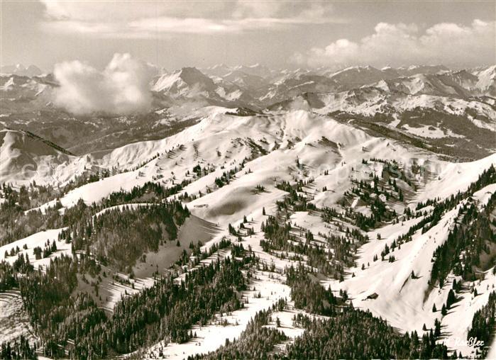 Bleicher Horn Fliegeraufnahme mit Hoellritzer Alpe