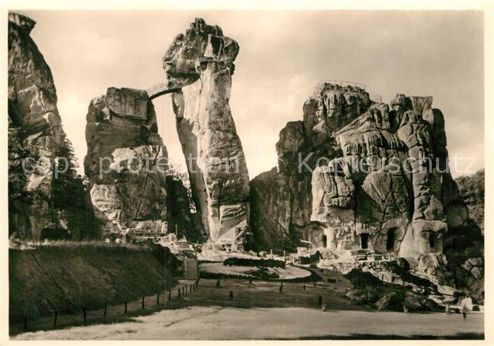 Externsteine Vorderansicht Teutoburger-Wald