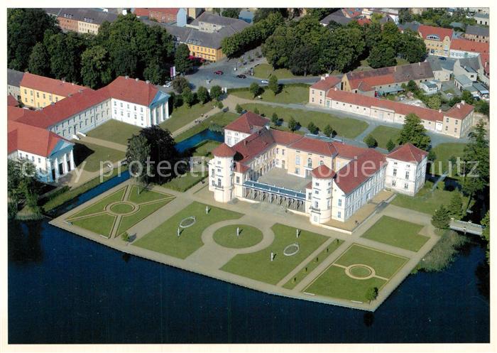 Rheinsberg Fliegeraufnahme Schlossensemble mit Kavalierhaus und Marstall