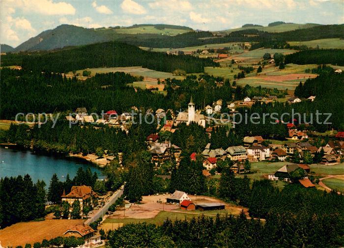 Titisee-Neustadt Fliegeraufnahme mit See
