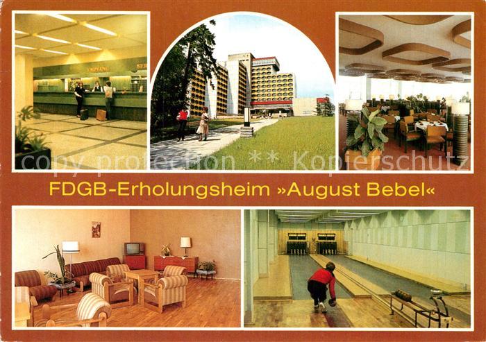 Friedrichsroda Erholungsheim August Bebel Kegelbahn