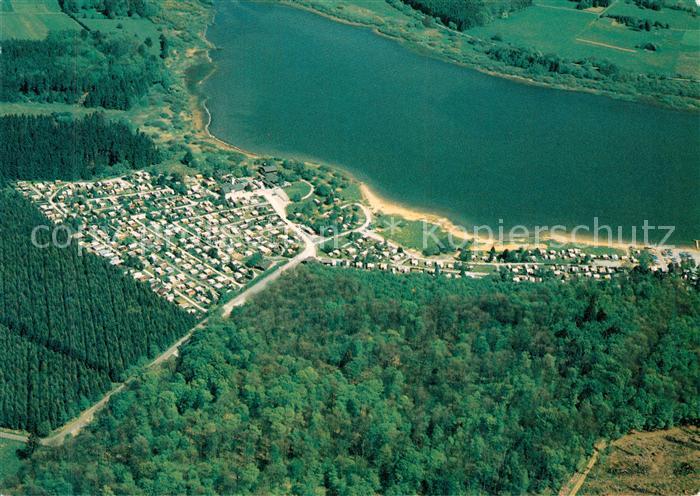 Krombachtalsperre Fliegeraufnahme Rehe Camping