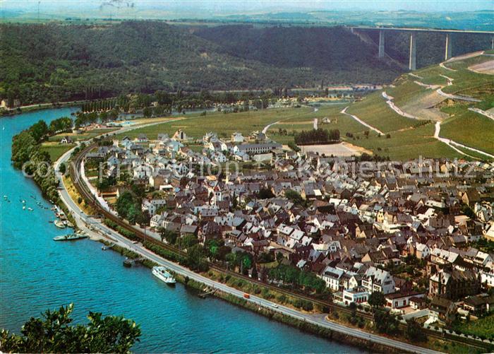 Winningen Mosel Fliegeraufnahme Moselpartie
