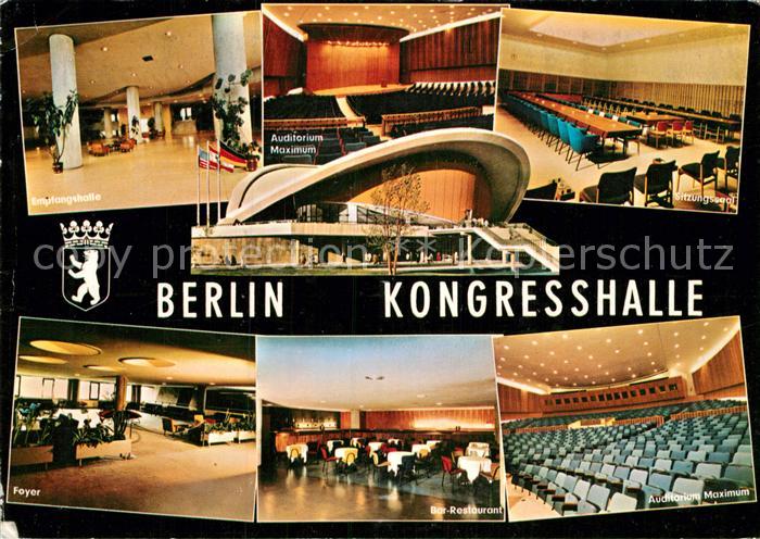 BERLIN CITY Kongresshalle innen und aussen