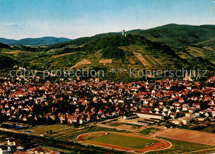 Heppenheim Bergstrasse Fliegeraufnahme Fussballplatz