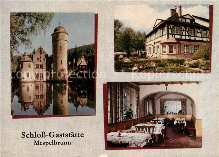Mespelbrunn Schloss Gaststaette