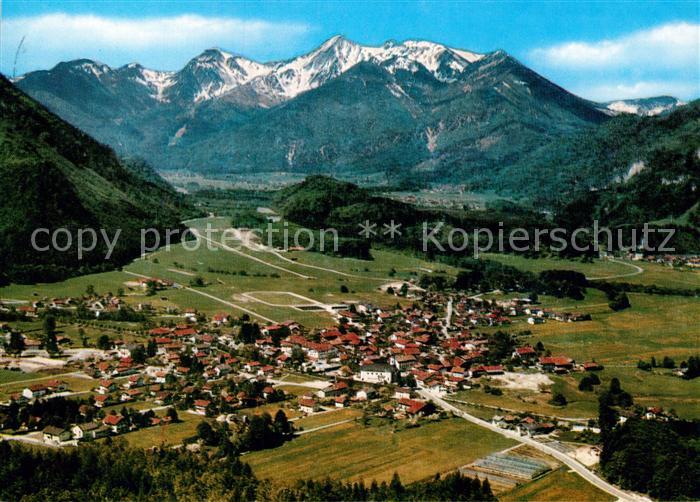 Unterwoessen Fliegeraufnahme mit Geigelsteingruppe