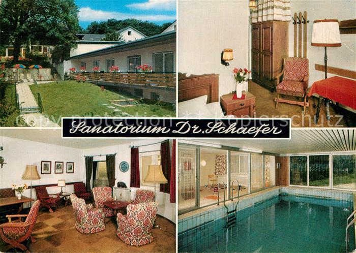 Bad Salzhausen Sanatorium Dr. Schaefer Schwimmbd