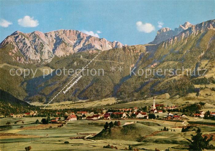 Pfronten Ostallgaeu Bayern Fliegeraufnahme mit Breitenbergbahn Rossberg Aggenste