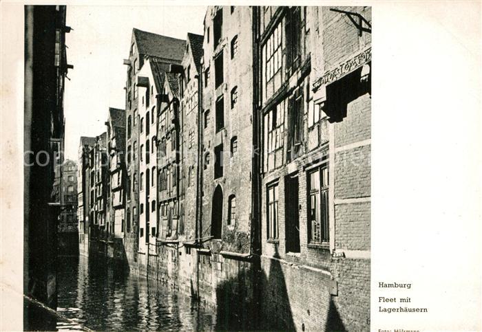 Hamburg Fleet mit Lagerhaeusern