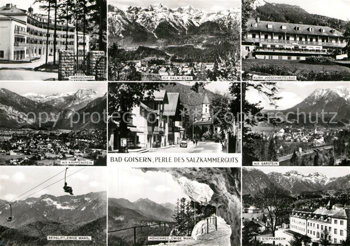 Bad Goisern Salzkammergut Sessellift Hanuschhof Kalmberg Ewige Wand Saarstein Kr