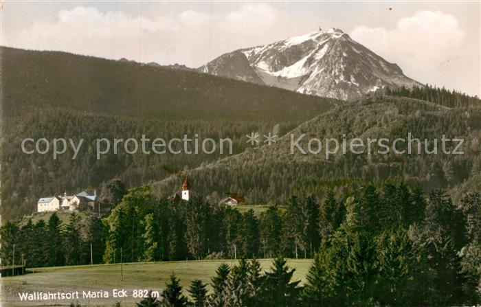 Maria Eck Panorama Wallfahrtsort Wallfahrtskirche Alpen