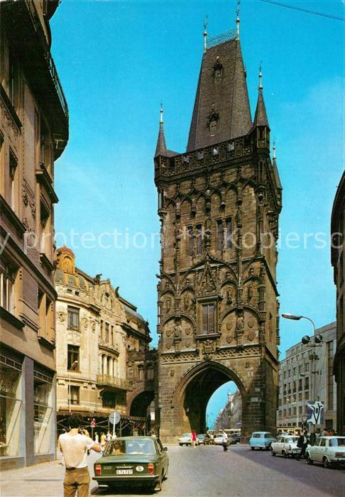Praha Prahy Prague Pulverturm in der Altstadt