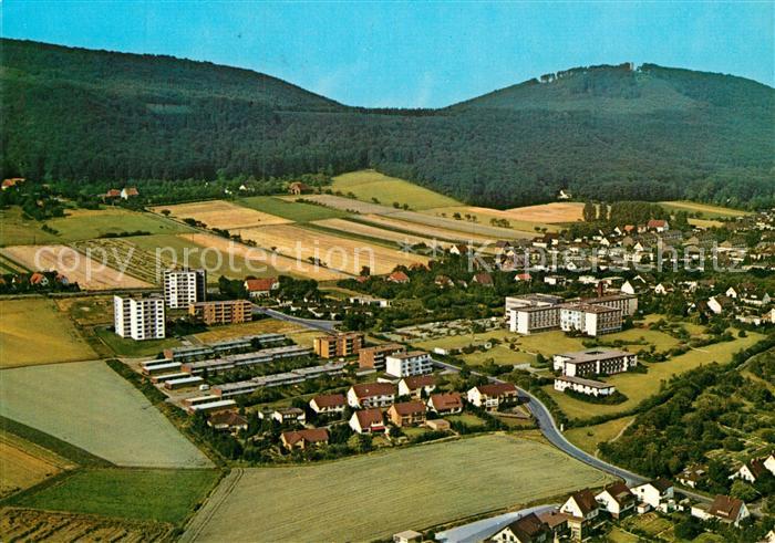 Rinteln Kreiskrankenhaus Weserberge Klippenturm Fliegeraufnahme