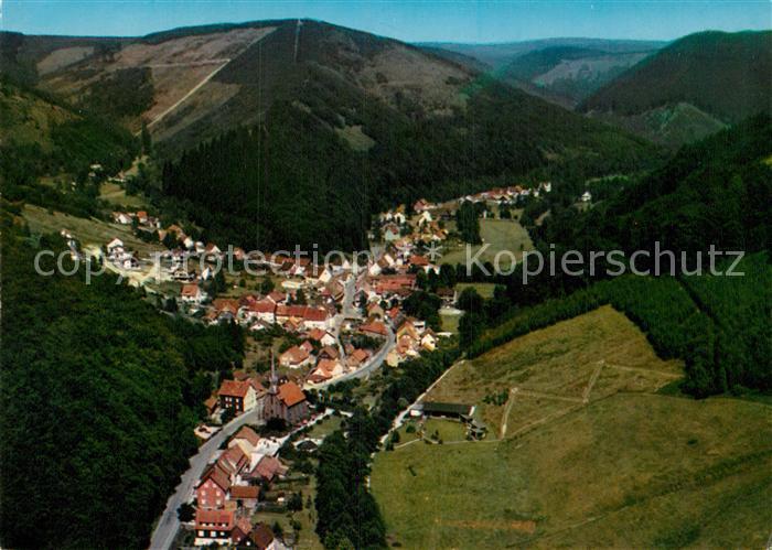 Sieber Luftkurort im Siebertal Fliegeraufnahme