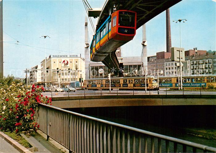 Barmen Wuppertal Alter Markt Schwebebahn