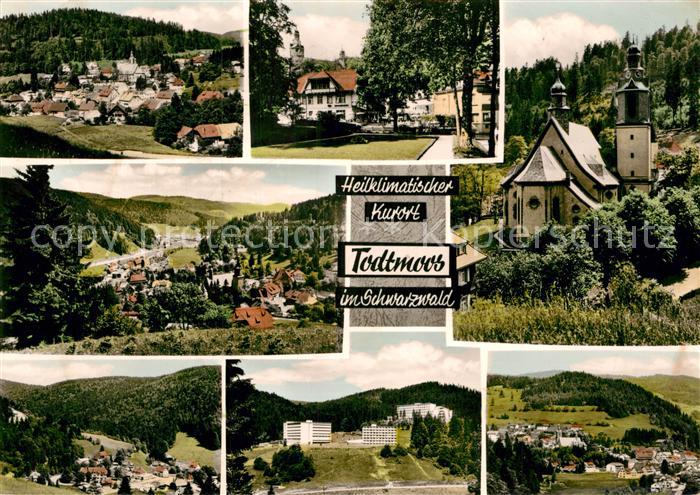 Todtmoos Panorama Kurort im Schwarzwald Kirche