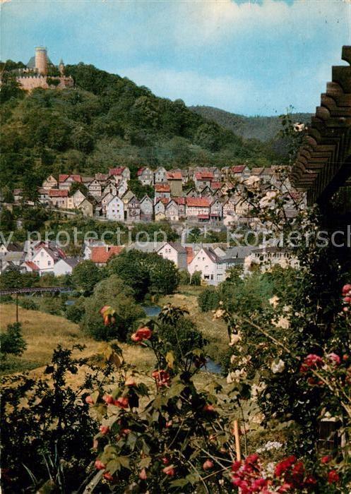 Gladenbach Lahn Hessen Panorama Luftkurort Burg