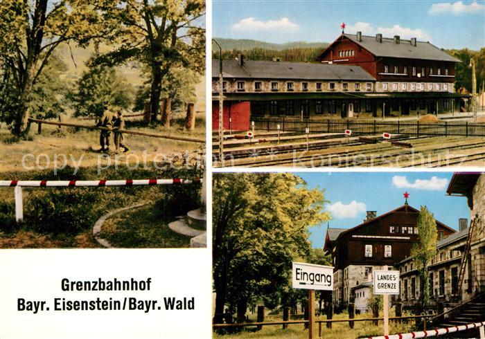 Bayrisch Eisenstein Grenzbahnhof Landesgrenze