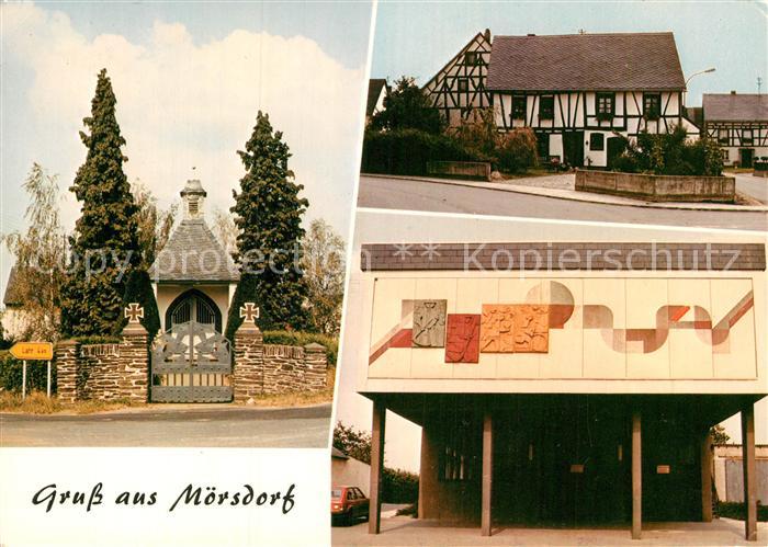 Moersdorf Hunsrueck Kapelle Fachwerkhaus Moderne Architektur