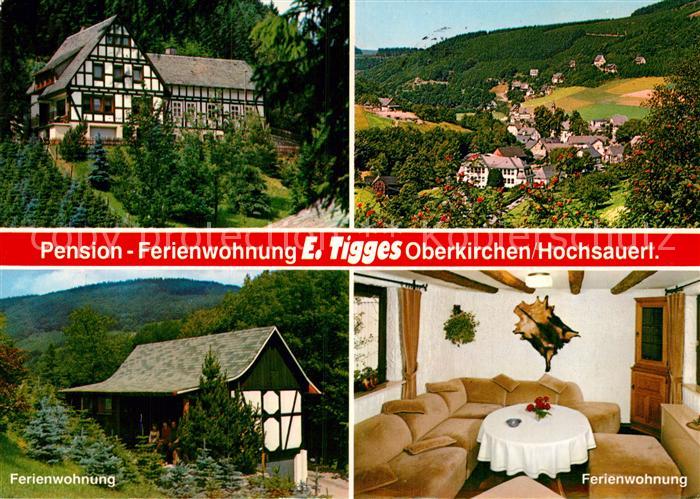 Oberkirchen Sauerland Pension Ferienwohnung Tigges Ortsansicht