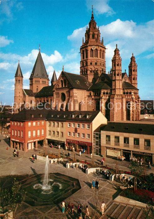 Mainz Rhein 1000jaehrige Dom Westchor