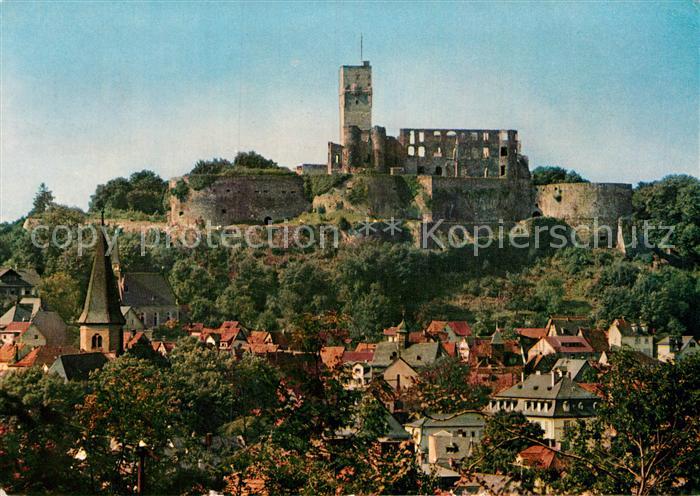 Koenigstein Taunus Altstadt mit Burgruine