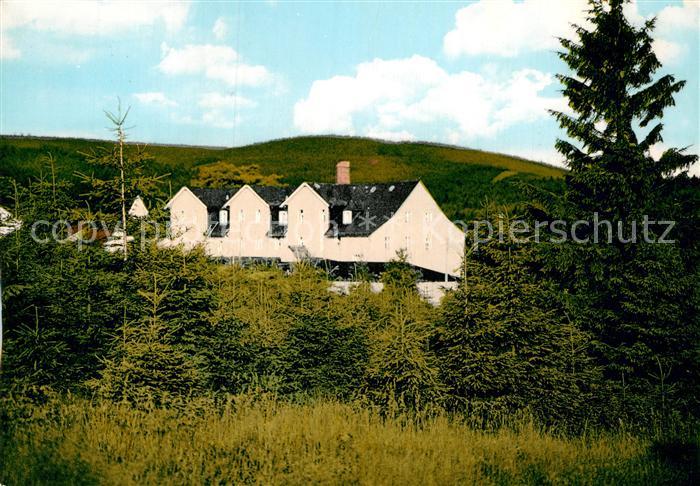 Hahnenklee-Bockswiese Harz Dr Schuessler Sanatorium Blick auf die Schalke