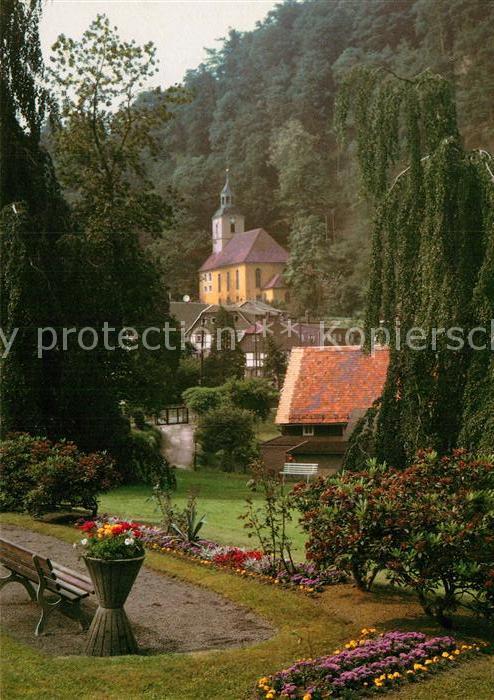 Oybin Sachsen Blick zur Bergkirche