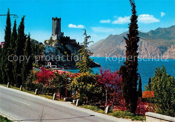 Malcesine Lago di Garda Castello Scaligero Schloss Gardasee
