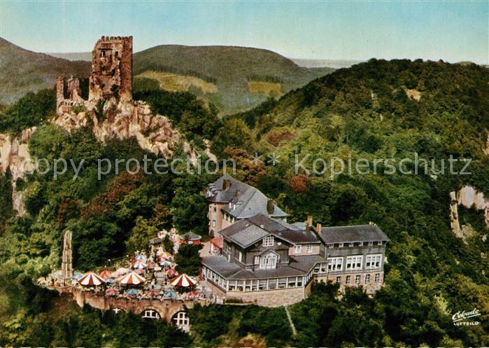 Koenigswinter Hotel Restaurant Drachenfels Burgruine Perle des Rhein Fliegeraufn
