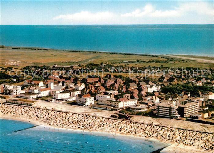 Wangerooge Nordseebad Nordseeinsel Fliegeraufnahme