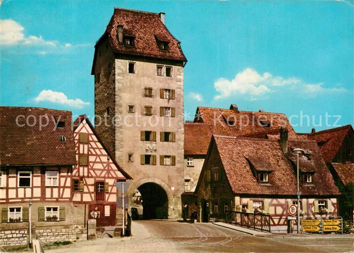 Hersbruck Wassertor Altstadt Fachwerkhaeuser