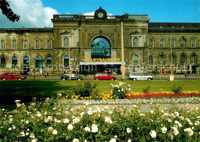 Magdeburg Hauptbahnhof Blumenbeet